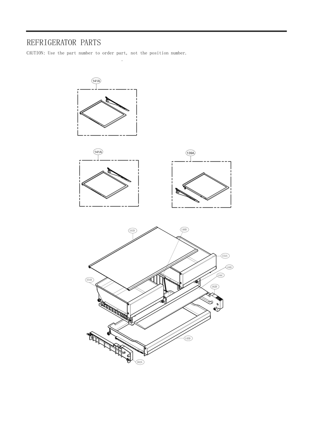 Refrigerator Diagram and Parts List for GC-B288NSNM ASTCNA3 LG Refrigerator