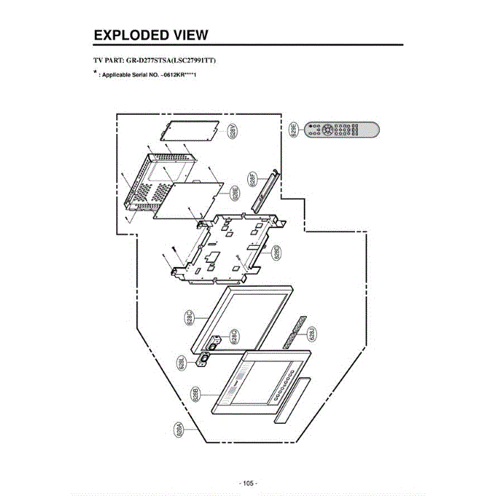Section 2 Diagram and Parts List for LSC27991TT ATICLGA LG Refrigerator