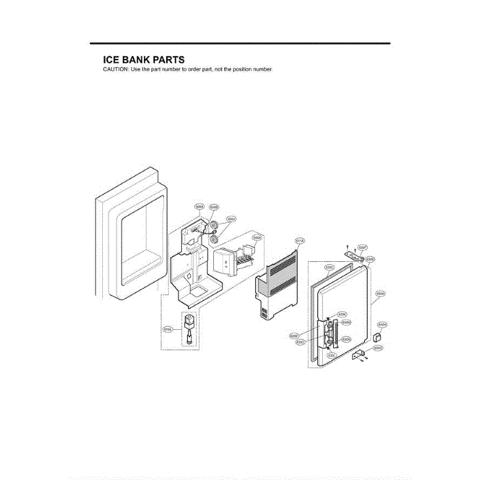 Section 6 Diagram and Parts List for LFX25971SW ASW2LGA LG Refrigerator