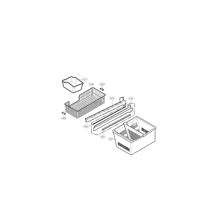 Freezer Diagram and Parts List for LMC25780SW 00 LG Refrigerator