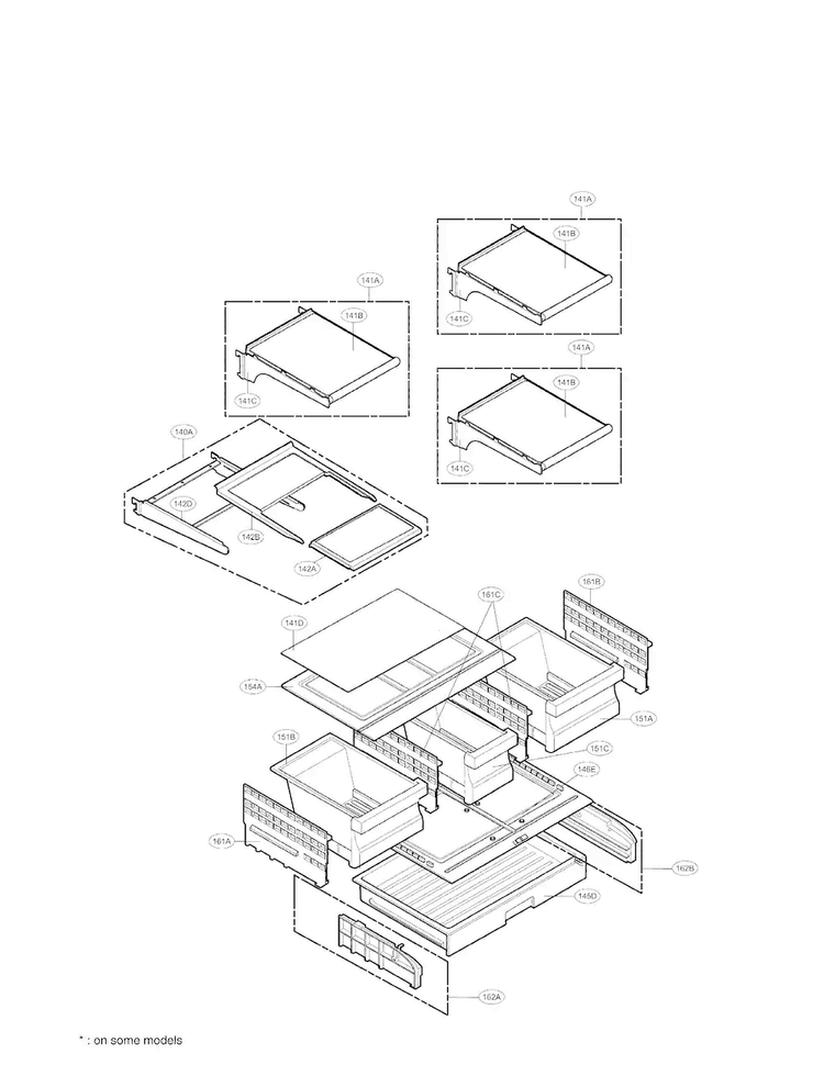 Refrigerator Parts Diagram and Parts List for LMX25985ST02  LG Refrigerator