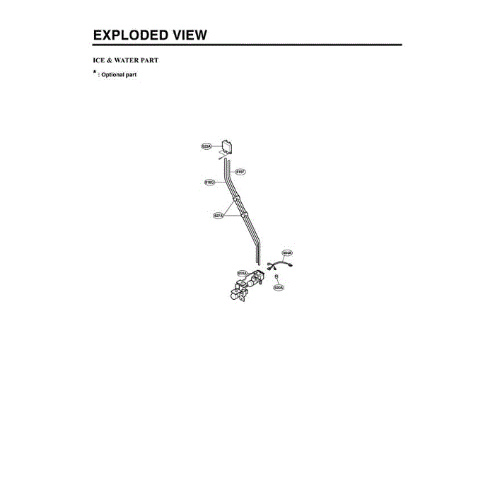 Section 6 Diagram and Parts List for LSC27950SB AWBCLGA LG Refrigerator