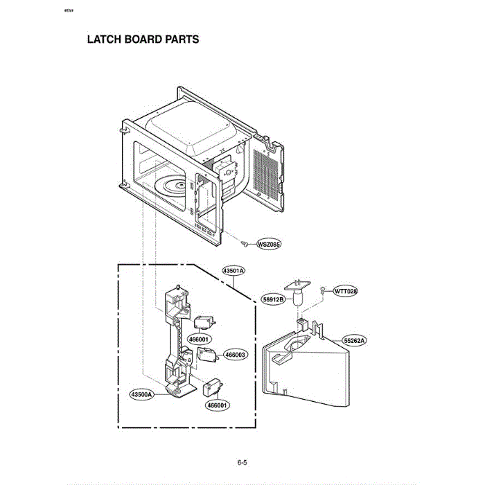 Section 2 Diagram and Parts List for LRM2060ST CSSELGA LG Microwave Oven Combo