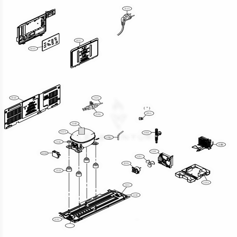 Main 3 Diagram and Parts List for LRBNC1104S ASTCNA0 LG Refrigerator