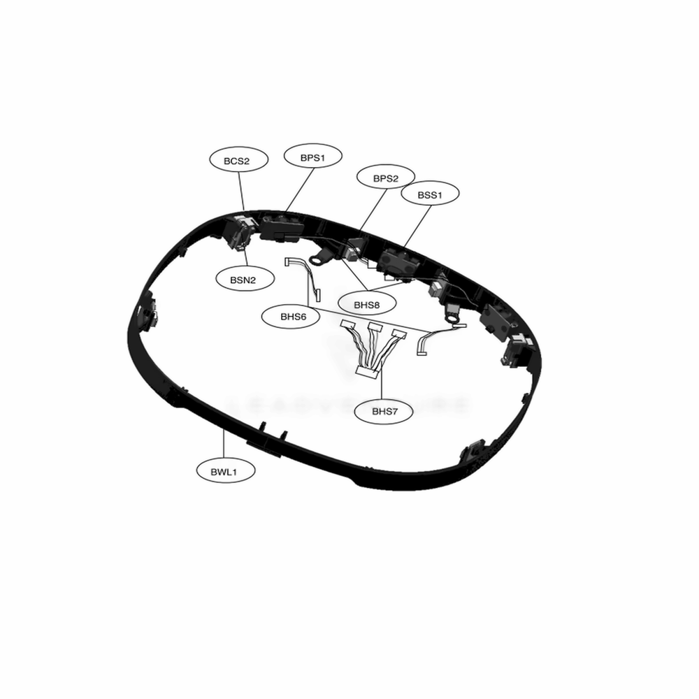 Base Assembly, Body 4 Diagram and Parts List for VR6270LVMB ARDQGPA LG Canister Vacuum