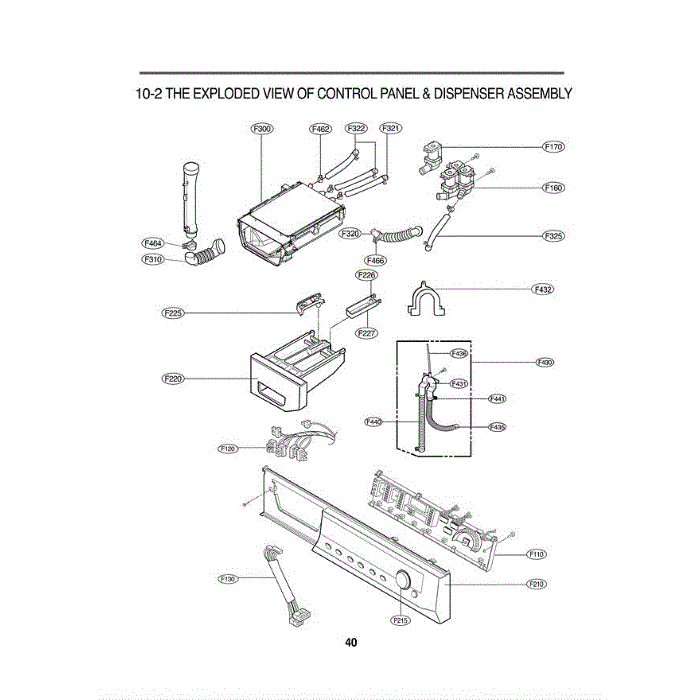 Section 3 Diagram and Parts List for WD-3274RHD AOWEEUS LG Washer