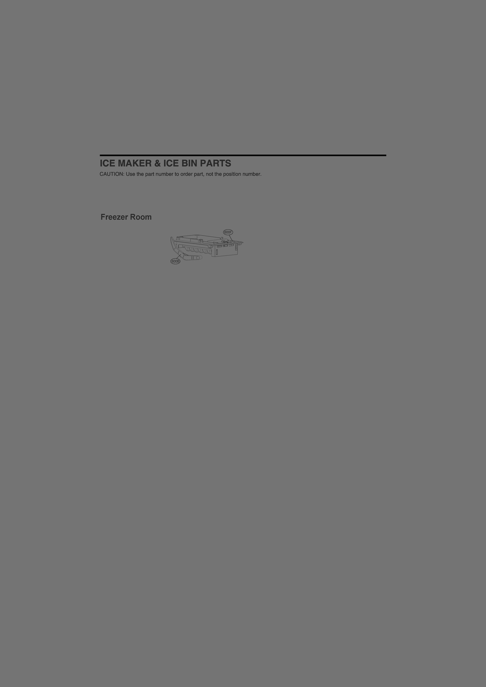 Ice Maker And Ice Bin Parts Diagram and Parts List for GR-G27ANSNM ASTCNA2 LG Refrigerator