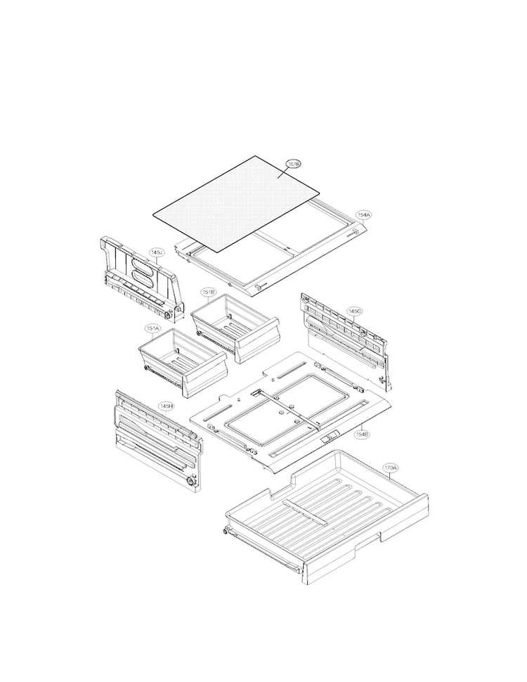 Refrigerator Parts Diagram and Parts List for LFC20770SB 00 LG Refrigerator
