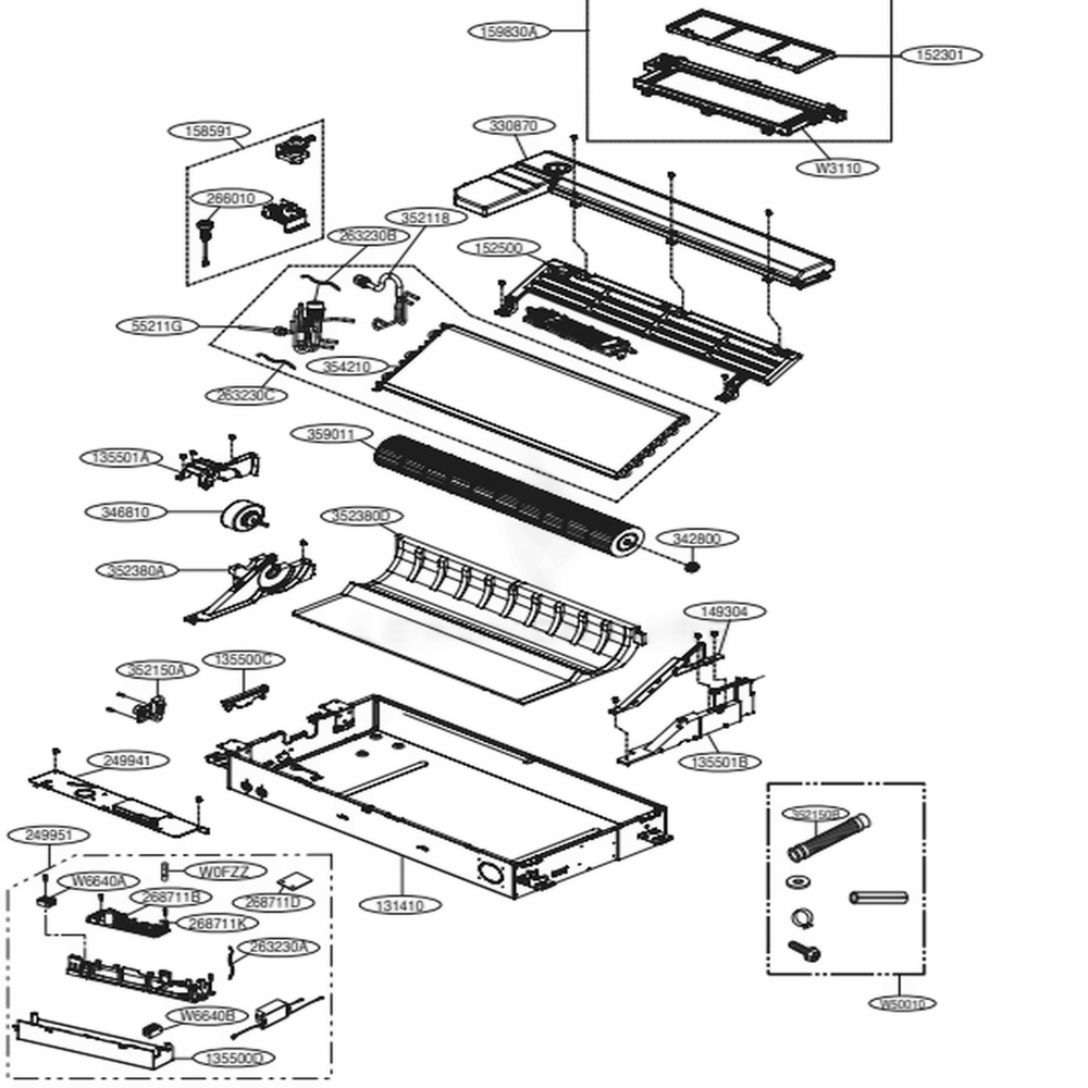 Tu Chassis: Plasma Model Diagram and Parts List for ARNU093TUD4 ANWBLUS LG Air Conditioner