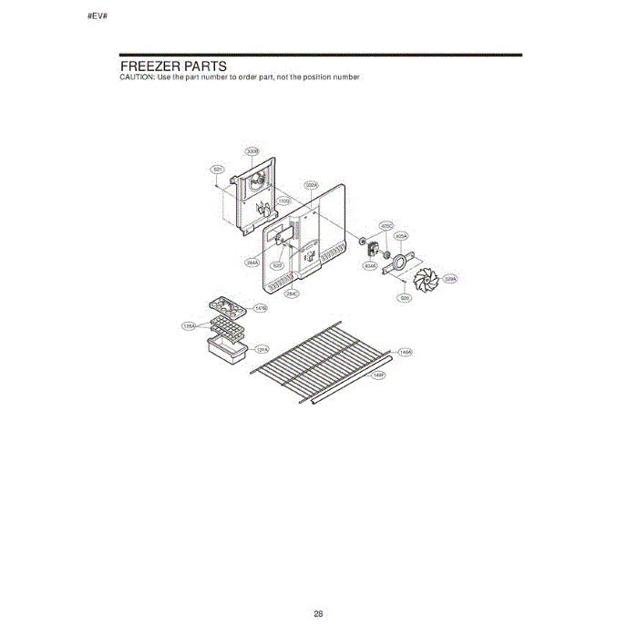 Section 4 Diagram and Parts List for LRTN19310BQ ABICLGA LG Refrigerator