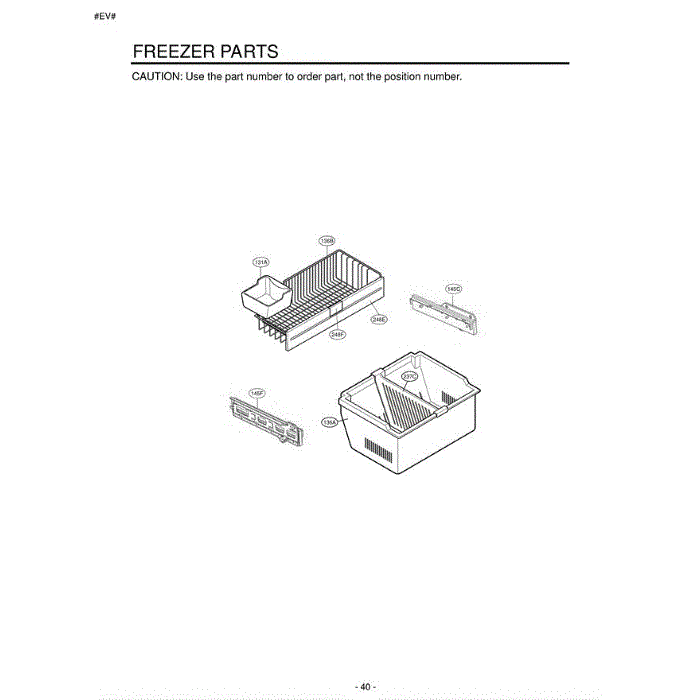 Section 2 Diagram and Parts List for LFC20760SB AWBCLGY LG Refrigerator