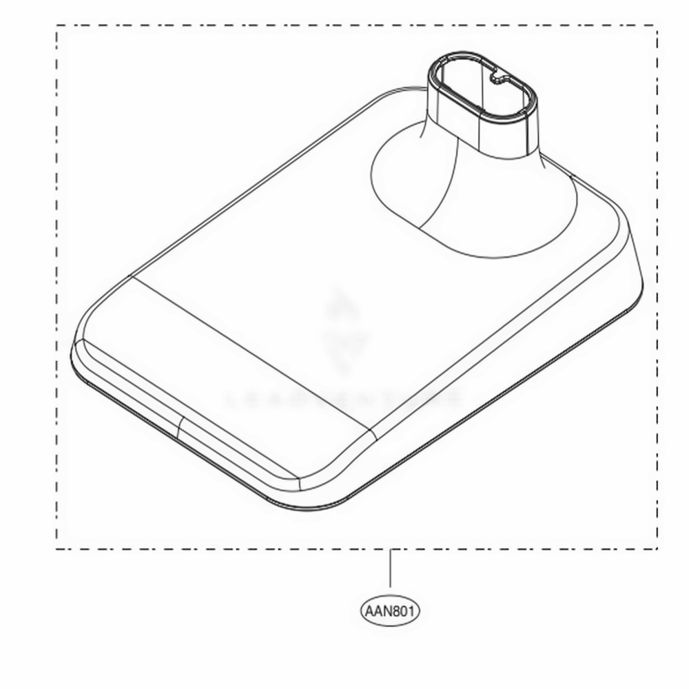 Base Assembly, Lower Diagram and Parts List for A927KGMS AIGELGA LG Canister Vacuum