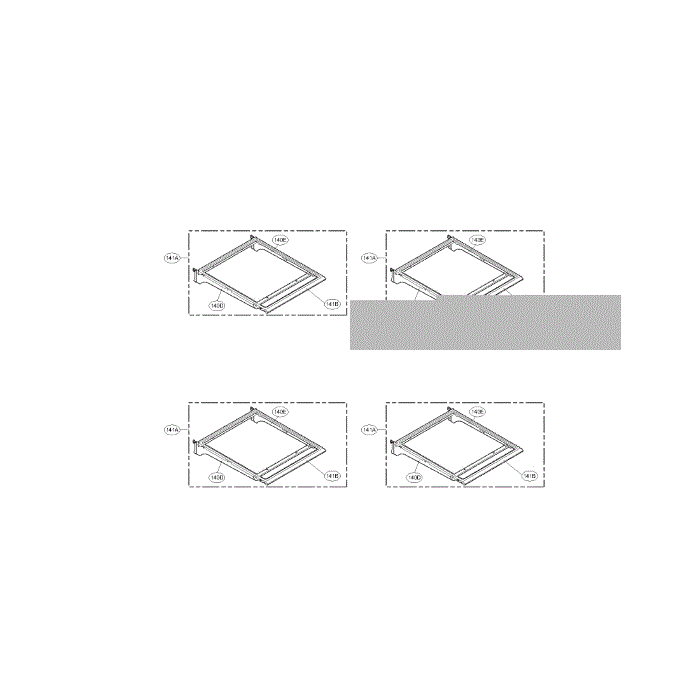 Refrigerator Diagram and Parts List for LFC25765SW 00 LG Refrigerator