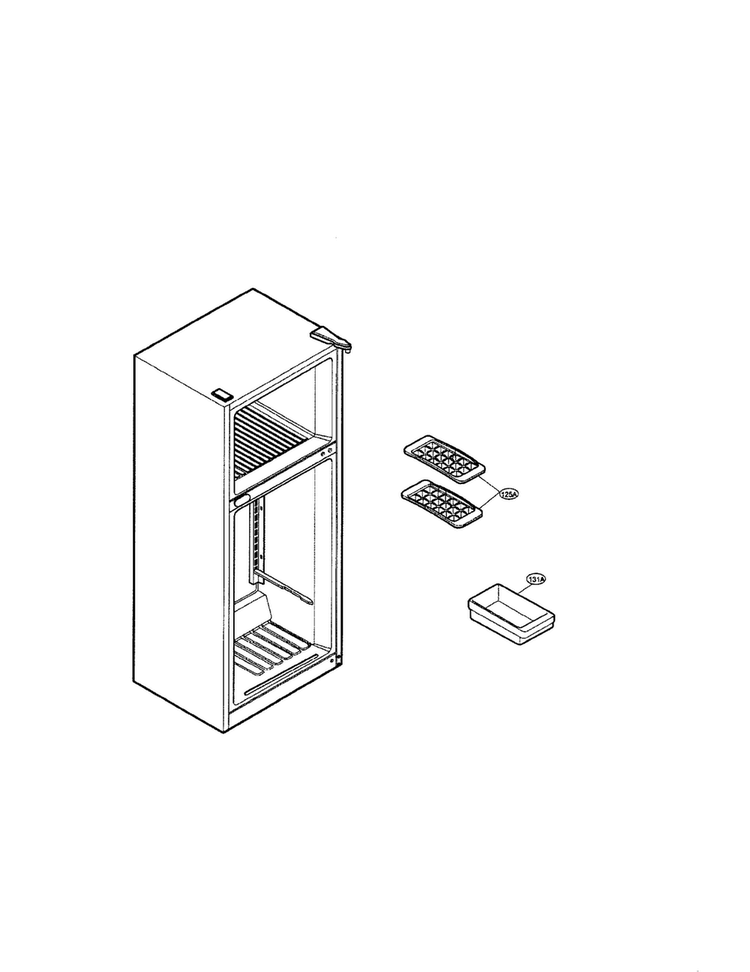 Ice Maker Diagram and Parts List for LRTN22324TT  LG Refrigerator