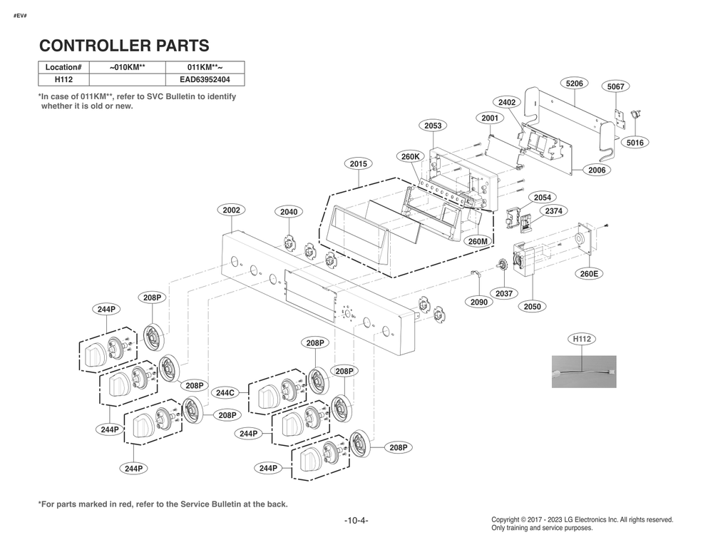 Diagram 4 Diagram and Parts List for FV474PGV ASTELGA LG Range