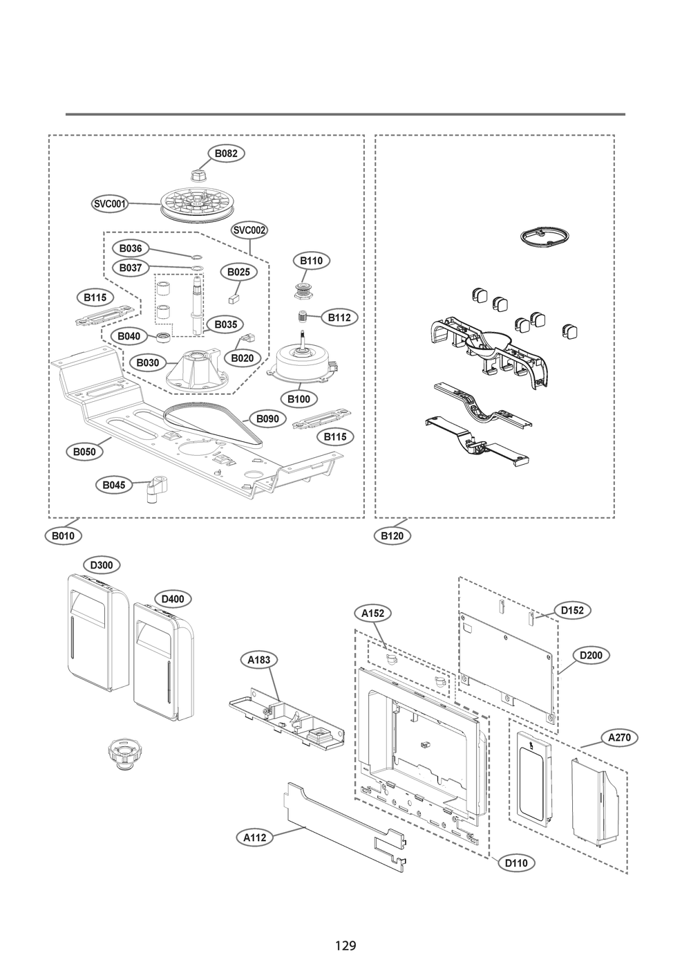 Diagram 2 Diagram and Parts List for S5WBC ALWEEUS LG Steamer