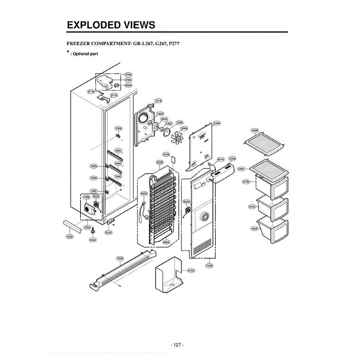 Section 4 Diagram and Parts List for LRSC26960TT ATICLGA LG Refrigerator