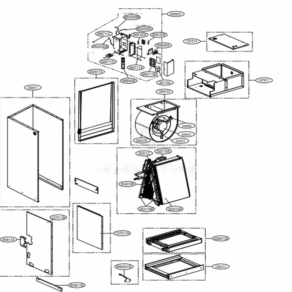 Nj Diagram and Parts List for ARNU183NJA4 AMBBLUS LG Air Conditioner