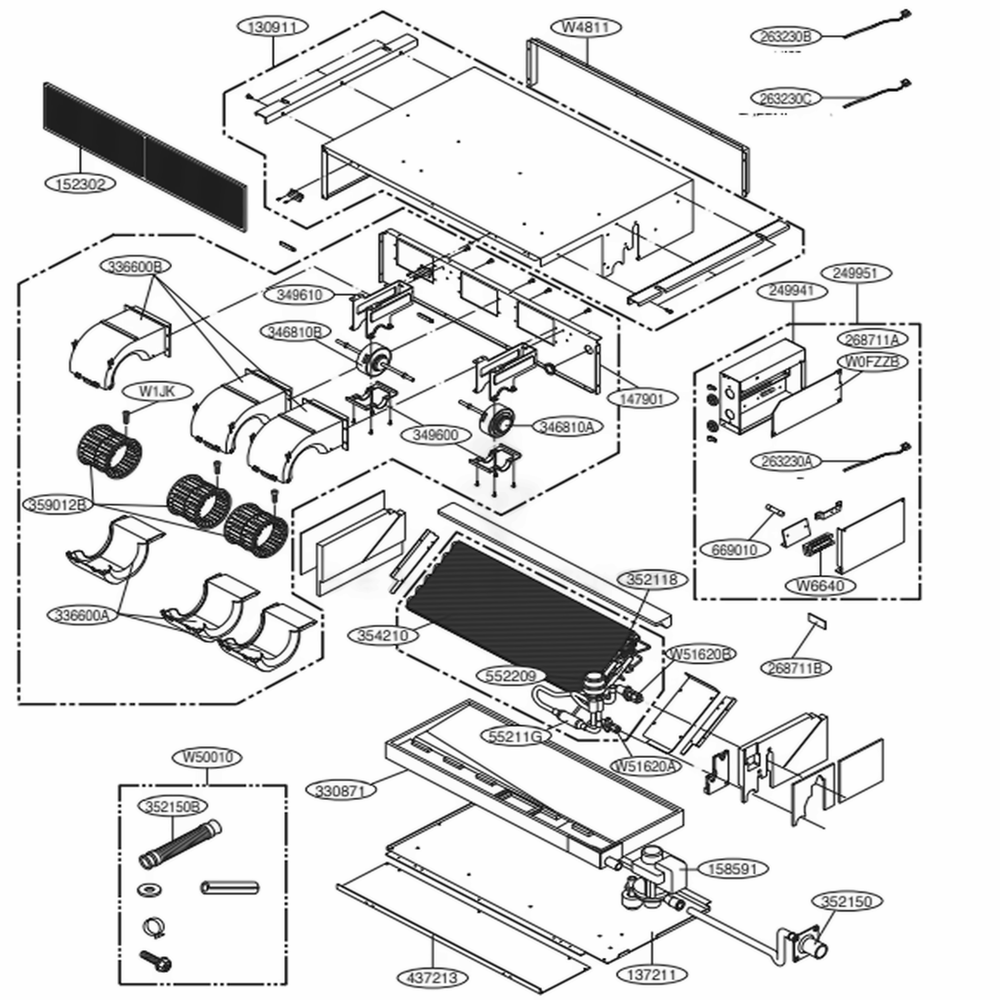 B1 Diagram and Parts List for ARNU093B1G2 ANWALUS LG Air Conditioner