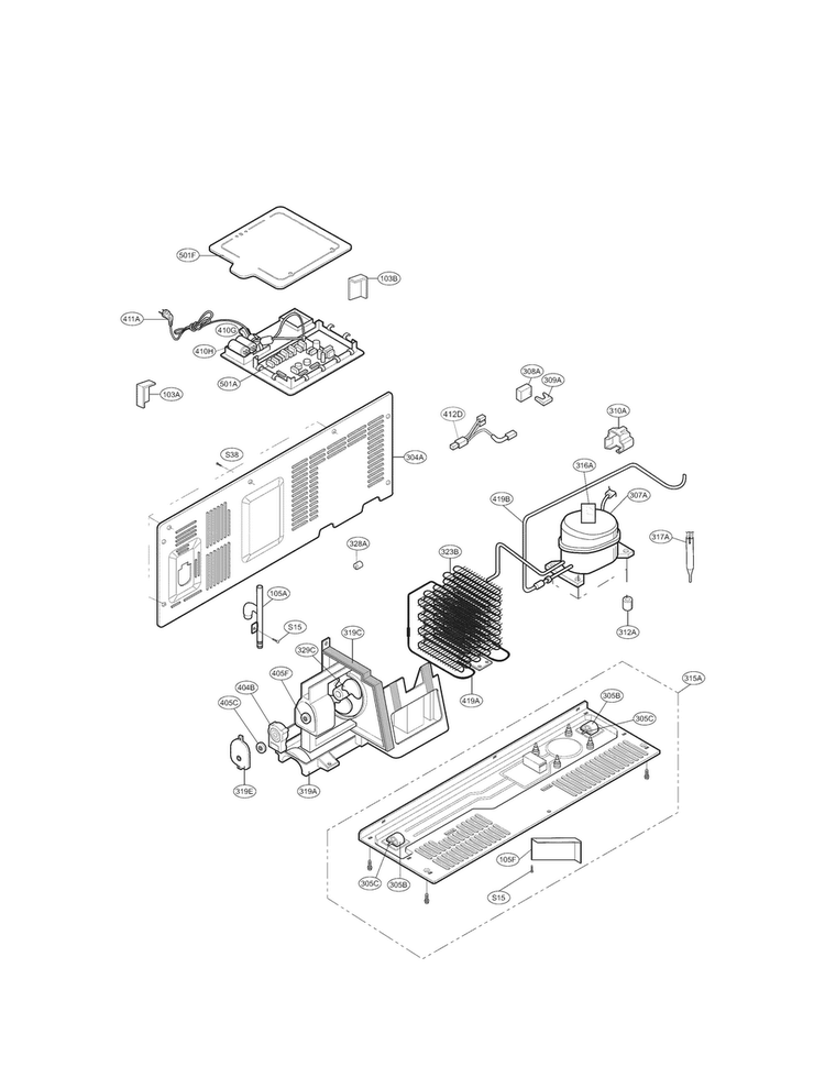 Maschine Parts Diagram and Parts List for LSC27937SW  LG Refrigerator