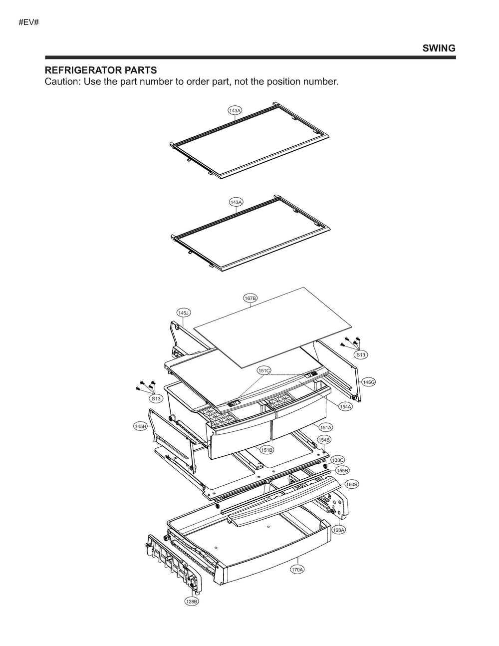 Refrigerator Parts Diagram and Parts List for GM-B229QQFL ABICSE2 LG Refrigerator