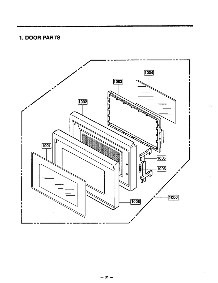 Complete Microwave Page 2 Diagram and Parts List for MA-1164M  LG Microwave