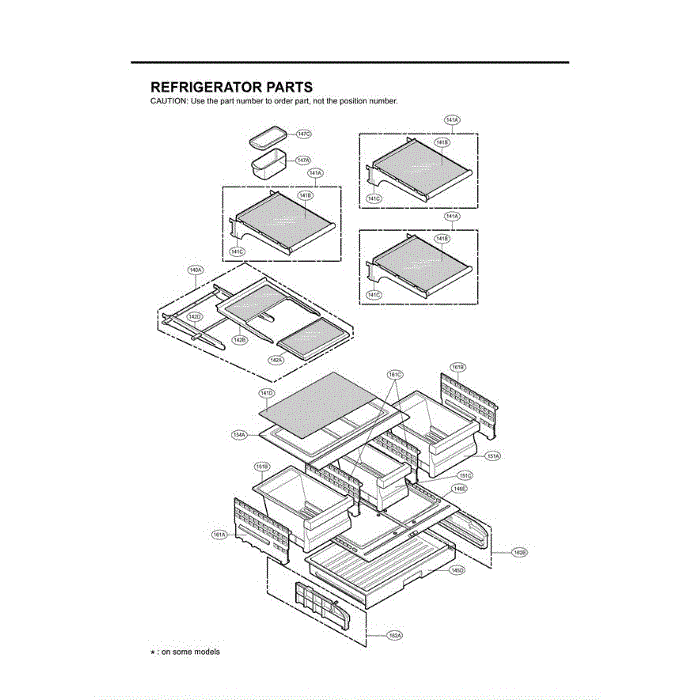 Section 5 Diagram and Parts List for LFX25971SB AWB3LGA LG Refrigerator