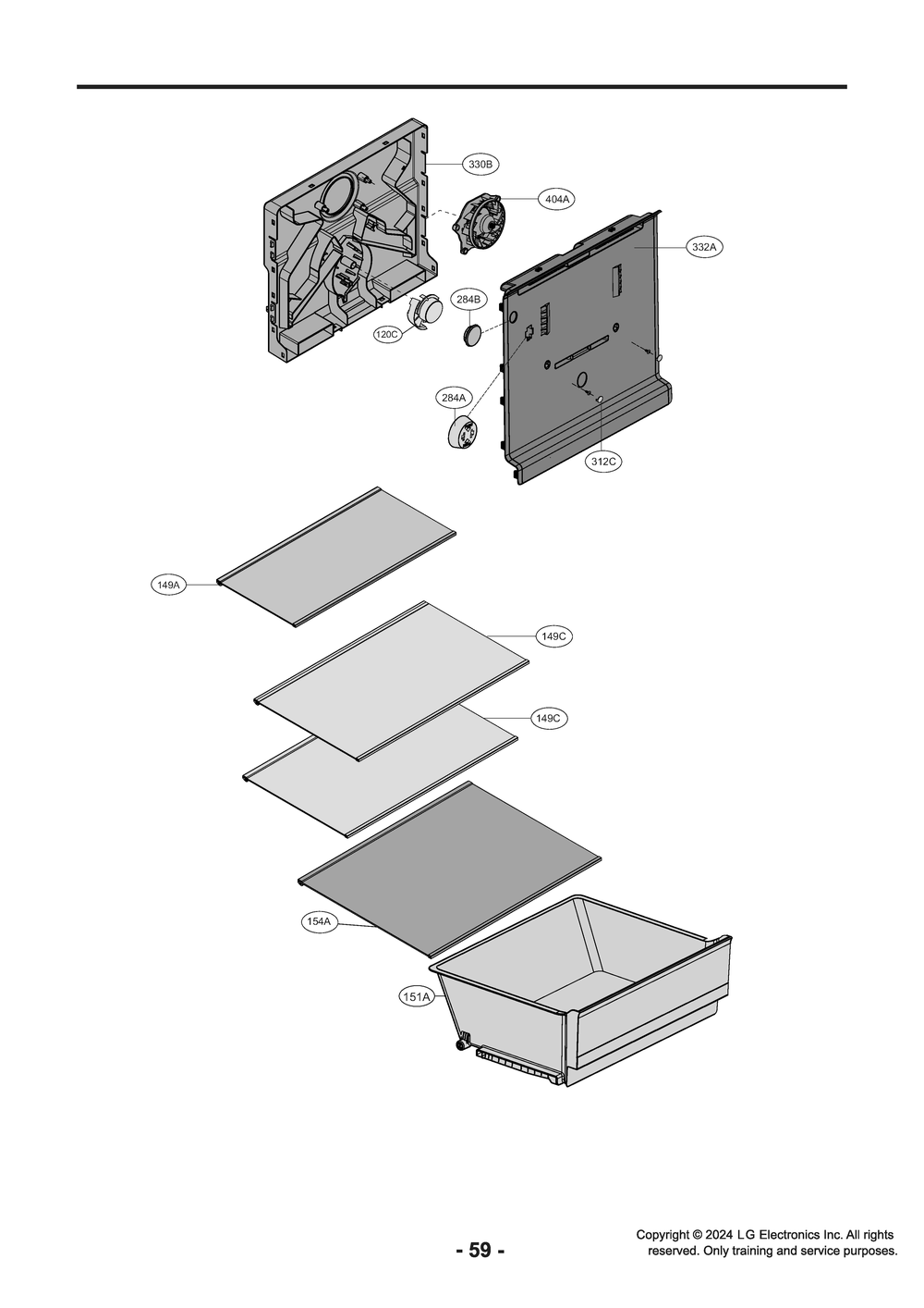 Diagram 2 Diagram and Parts List for LT18S2100S ASTCNA0 LG Refrigerator