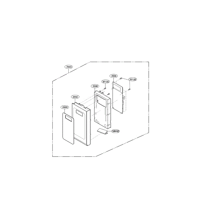 Controller Diagram and Parts List for LMV1813SW 00 LG Microwave Oven Combo