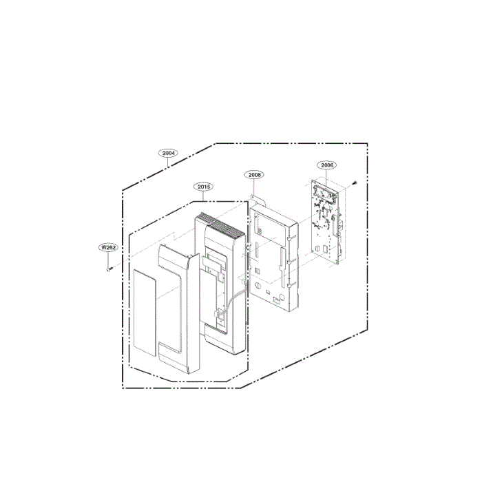 Controller Diagram and Parts List for LMV2031BD 00 LG Microwave