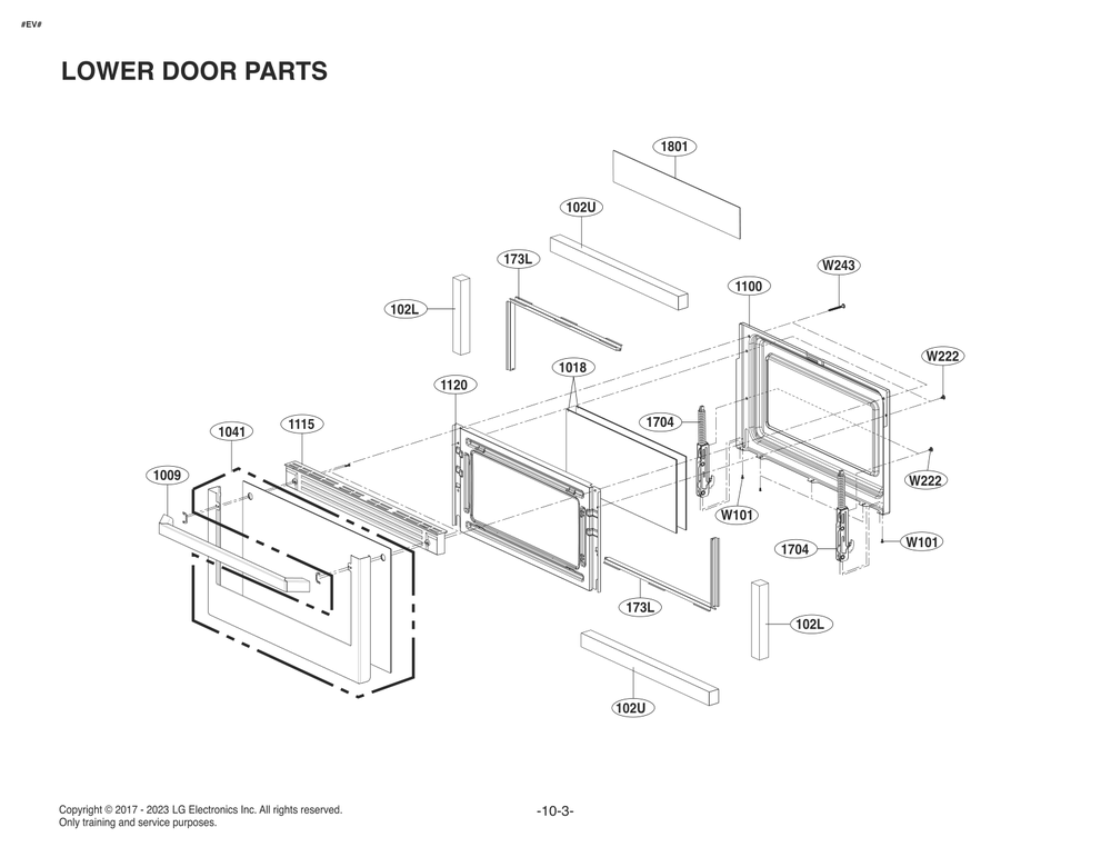 Diagram 3 Diagram and Parts List for FV474PGV ASTELGA LG Range