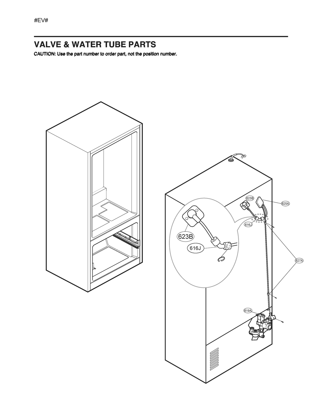 Diagram 7 Diagram and Parts List for GM-L288NSXM ASTCNA2 LG Refrigerator