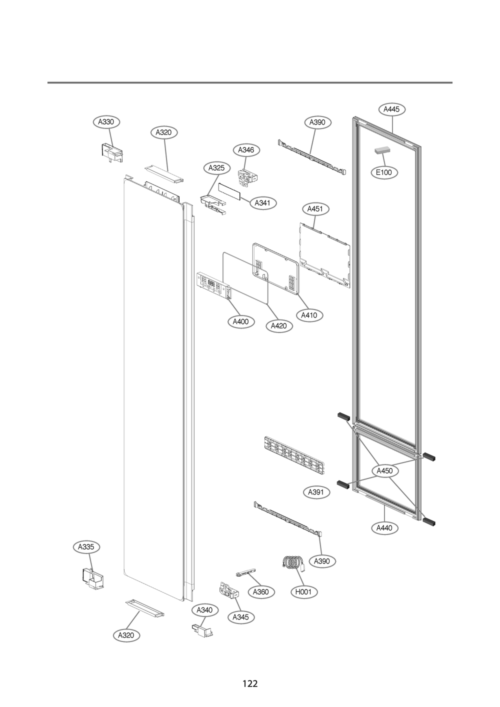 Diagram 4 Diagram and Parts List for 195174013113 ALCEEUS LG Steamer