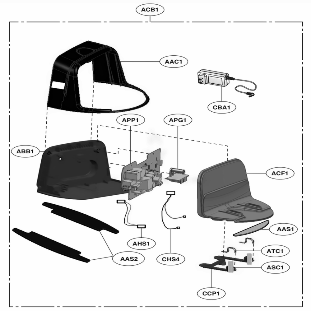 Charger, Battery Diagram and Parts List for VR65704LVM ABOELGA LG Canister Vacuum