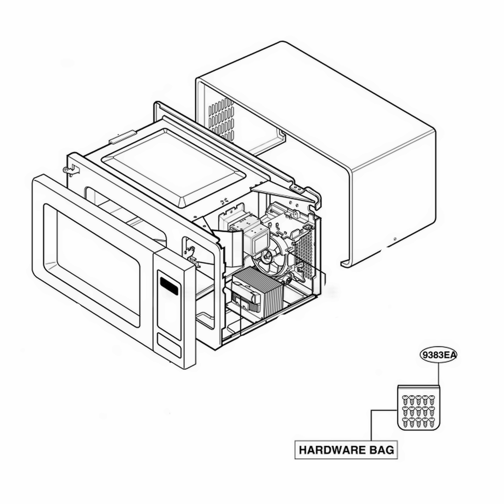 Main Diagram and Parts List for JES1656SJ CSTEGEU LG Range