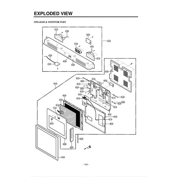 Section 2 Diagram and Parts List for LRSPC2661T ATICLGA LG Refrigerator