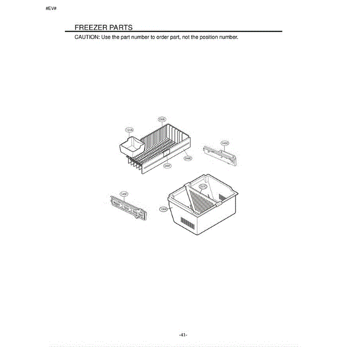Section 6 Diagram and Parts List for LFC20740ST ASTCLGY LG Refrigerator