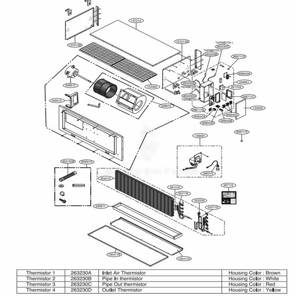 B8 Diagram and Parts List for ARNU763B8Z4 ANWALUS LG Air Conditioner