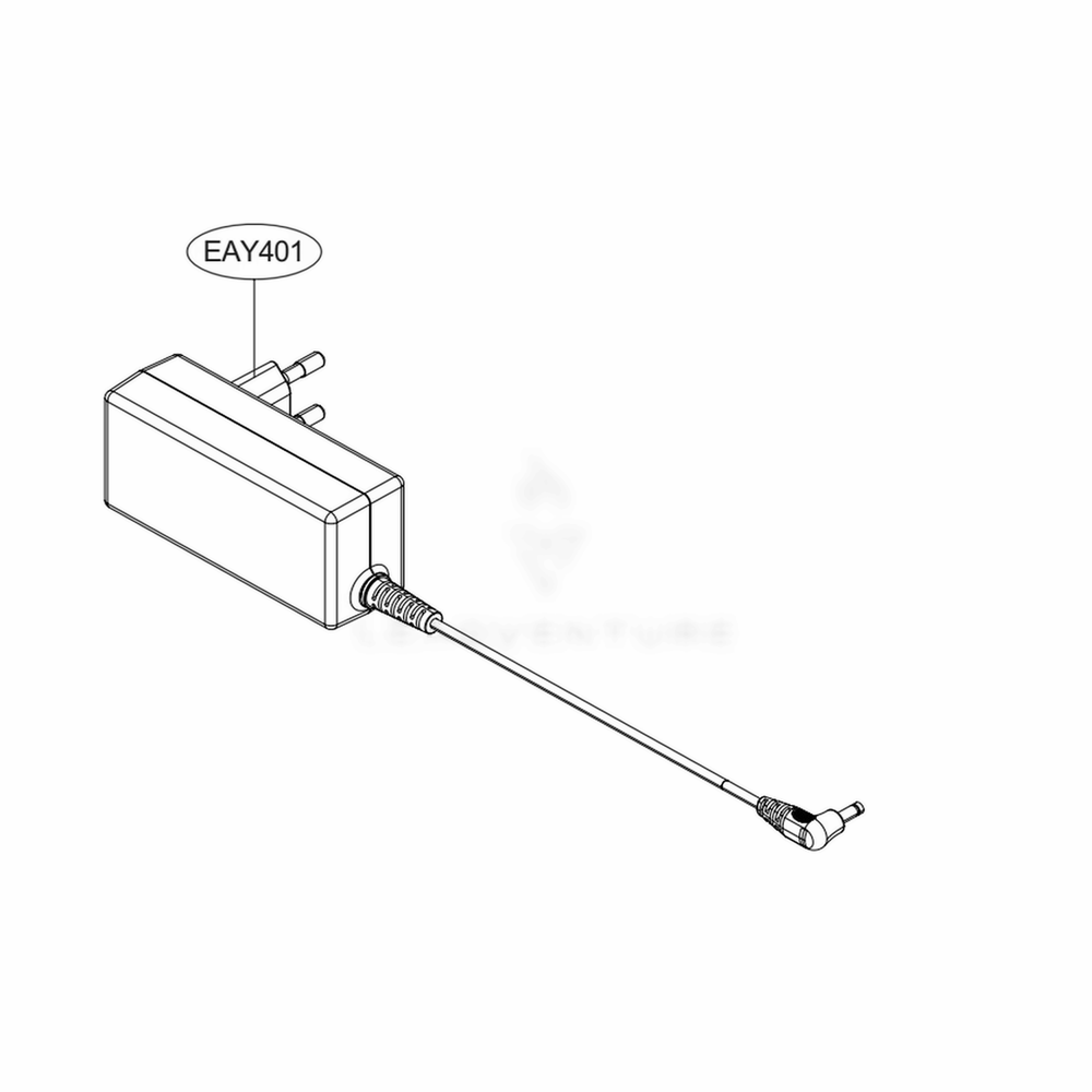 Adaptor Diagram and Parts List for A906SM AFSELGA LG Upright Vacuum