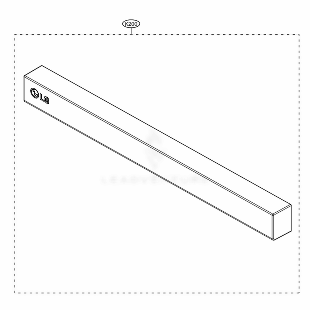 Panel Assembly Diagram and Parts List for LDPN6761T ASTEEUS LG Dishwasher