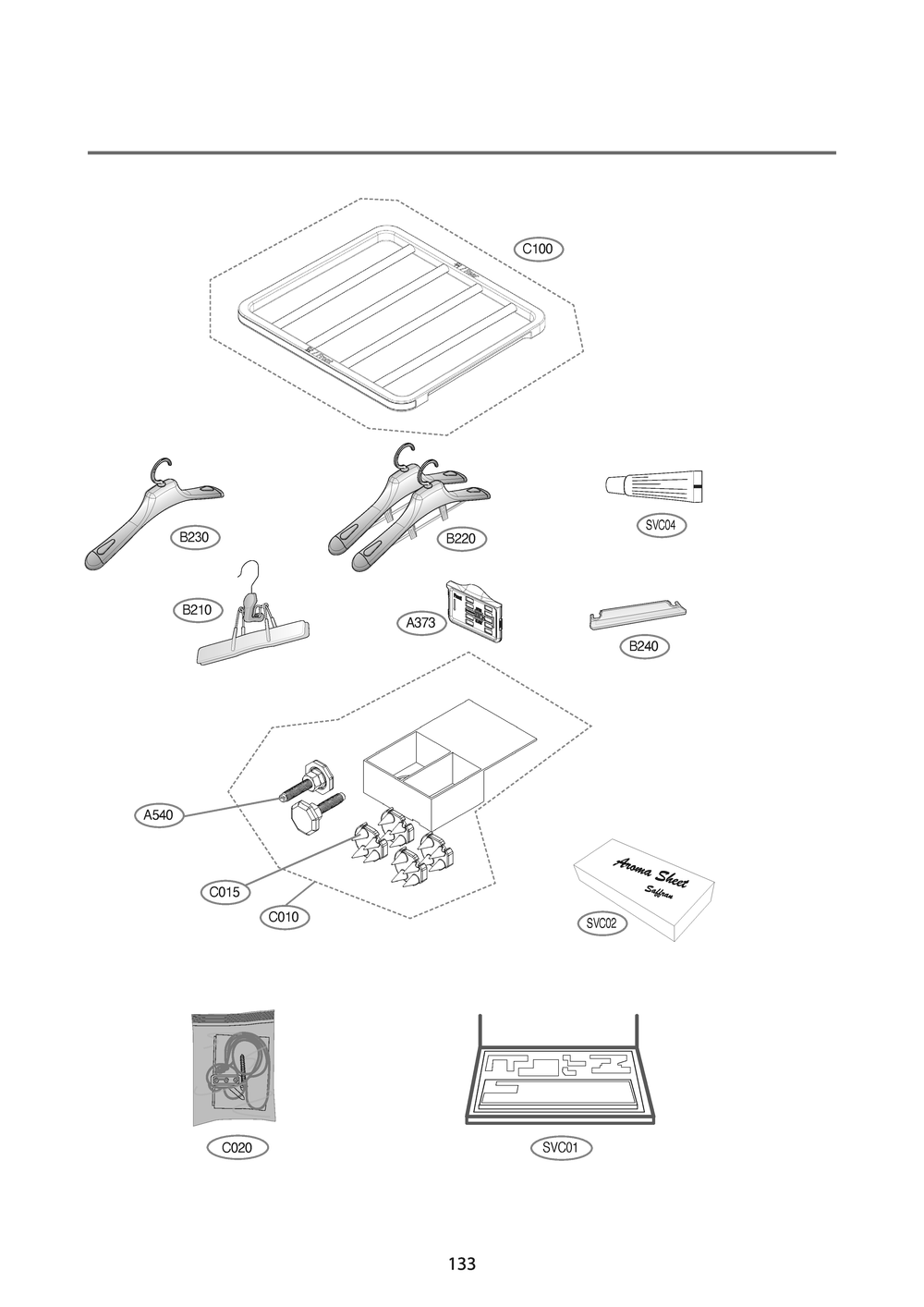 Diagram 6 Diagram and Parts List for S3MG ALMEEUS LG Steamer