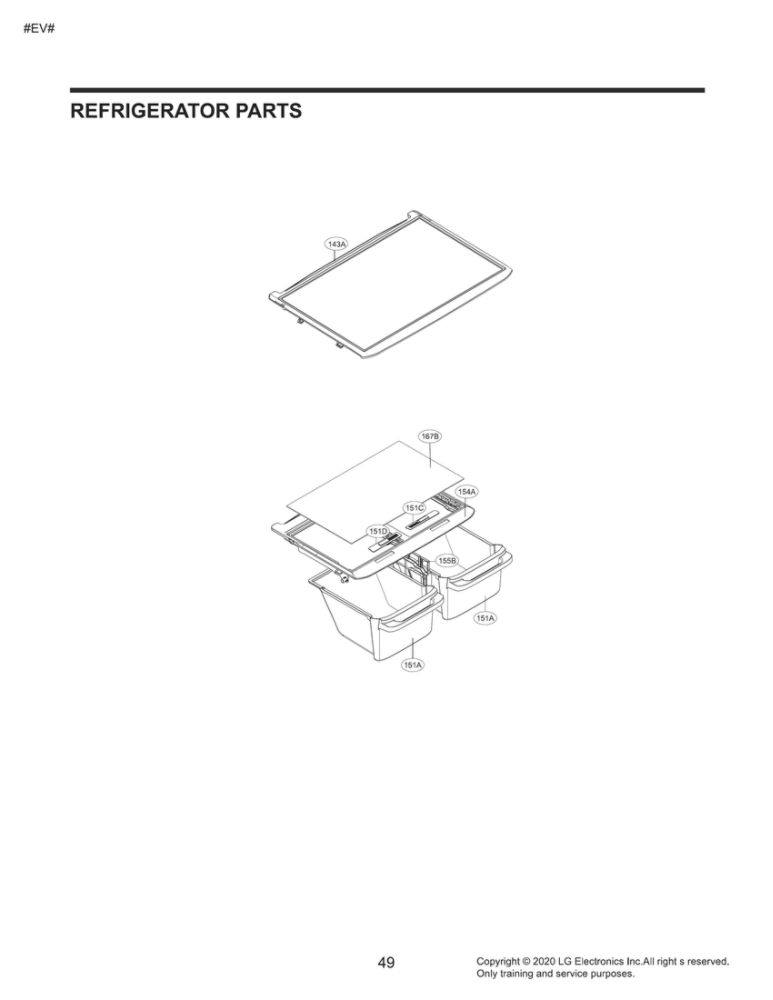 Refrigerator Parts Diagram and Parts List for DLGX4201B 00 LG Dryer