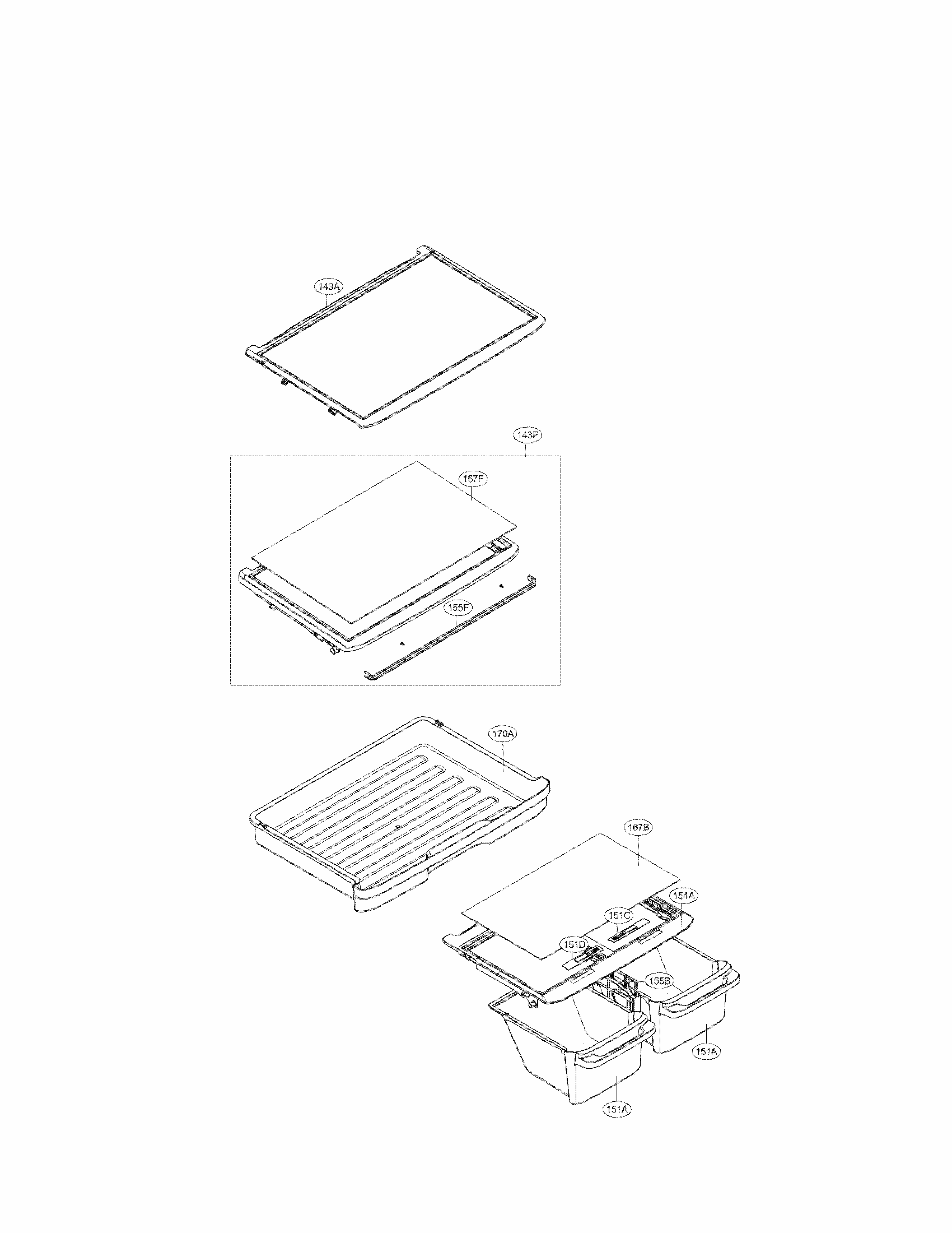 Refrigerator Parts Diagram and Parts List for 79578002210  Kenmore Refrigerator
