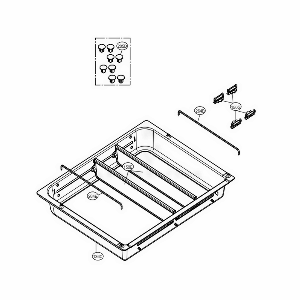 Customchill Parts Diagram and Parts List for LMXS30796S ASTCNA1 LG Refrigerator