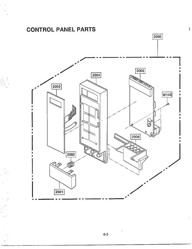 Complete Microwave Oven Diagram and Parts List for MA-1273M  LG Microwave