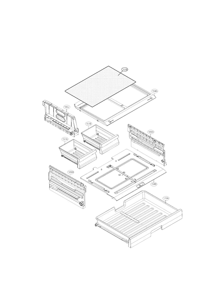 Refrigerator Parts Diagram and Parts List for LFC20770ST 00 LG Refrigerator