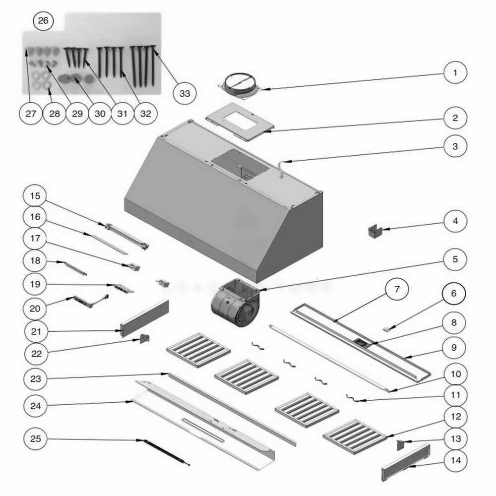 Main Diagram and Parts List for SKSPH4802S FSTESNA LG Range
