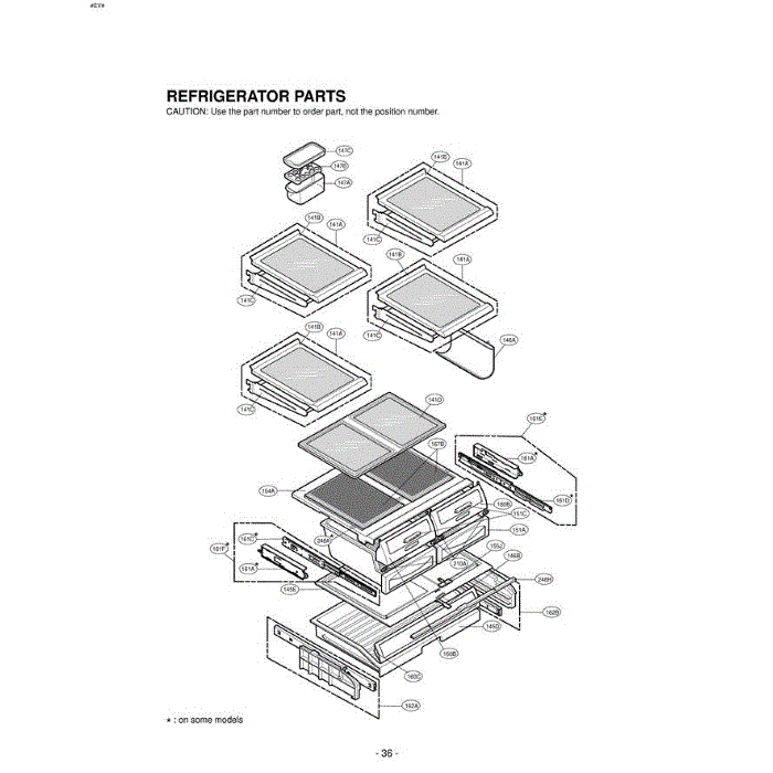Section 4 Diagram and Parts List for LRFD25850TT ATICLGA LG Refrigerator
