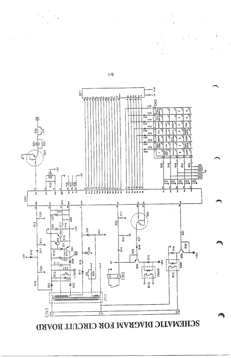 Schematic Diagram Diagram and Parts List for MA-972MW  LG Microwave