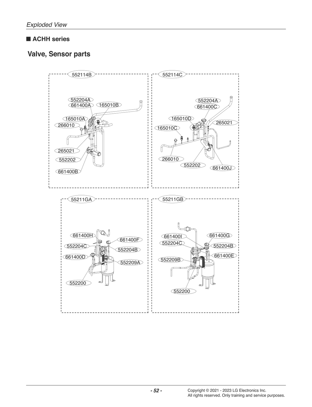 Diagram 5 Diagram and Parts List for ACHH050VBAB ABEAAAU LG Air Conditioner